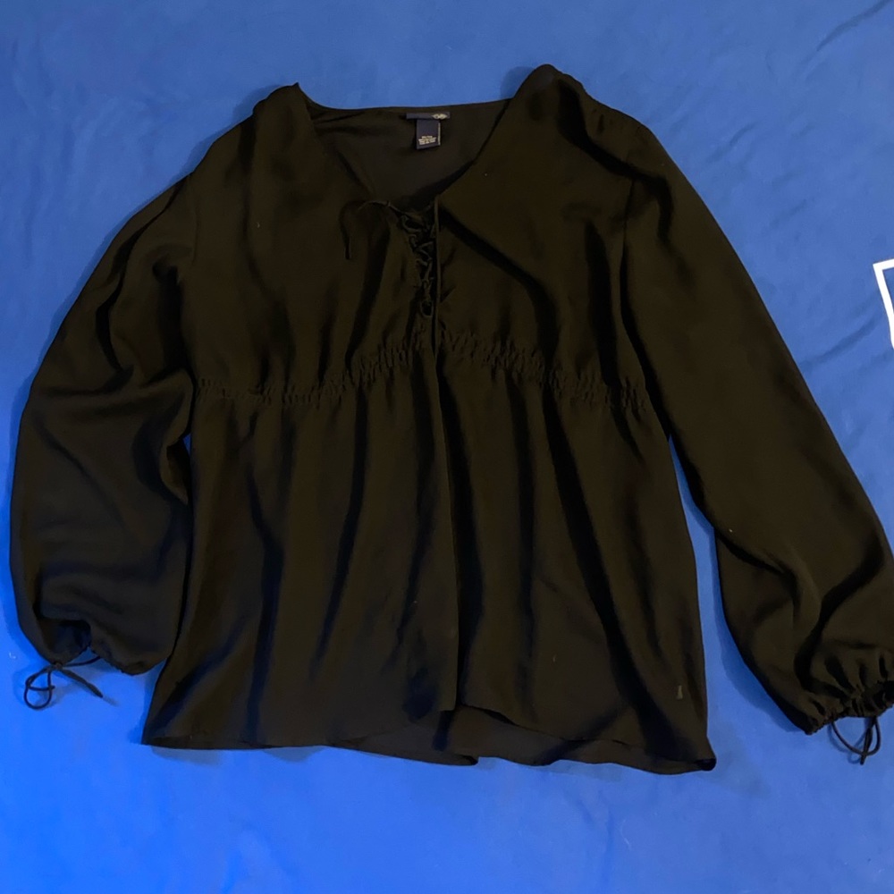 Black Sheer Blouse